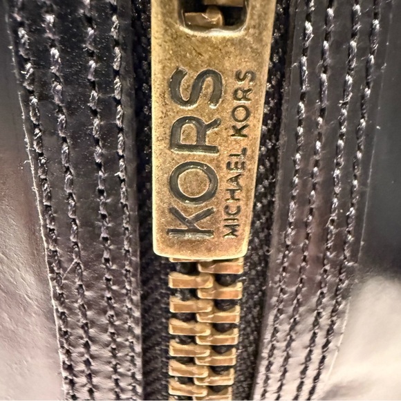 Michael Kors Black Leather Riding Style Boots EUC Worn Once Size 7.5 - Picture 10 of 16